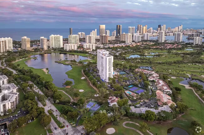 Aventura neighborhood editorial imagery